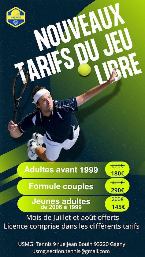 Nouveaux tarifs jeu libre 72